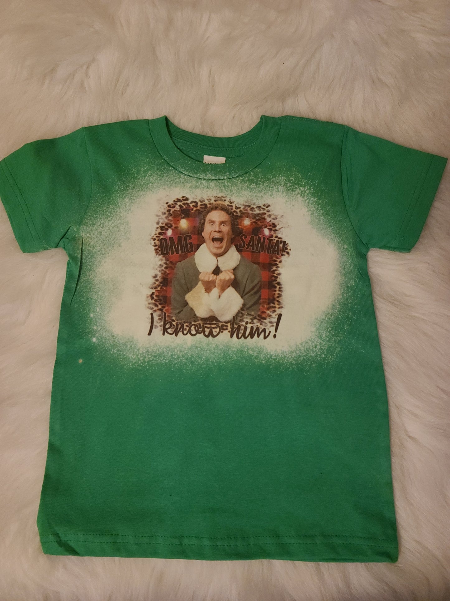 Omg Santa I know Him  Christmas Boys Shirt Girls Shirt Ladies Shirt Mens Shirt