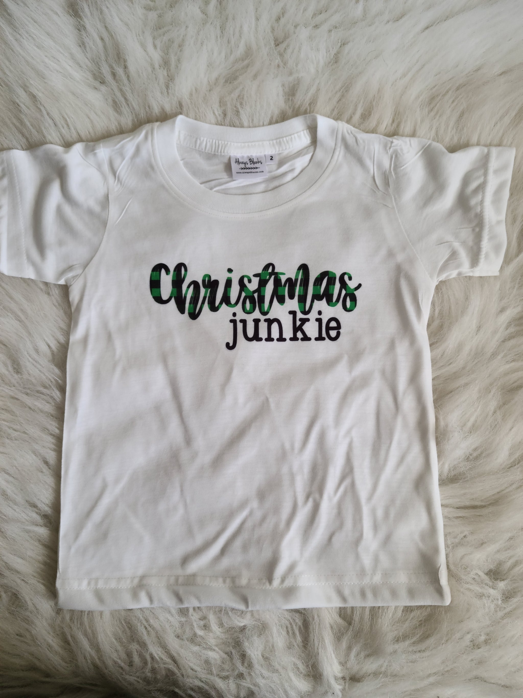 Christmas Junkie Boys Shirt Girls Shirt Ladies Shirt Mens Shirt