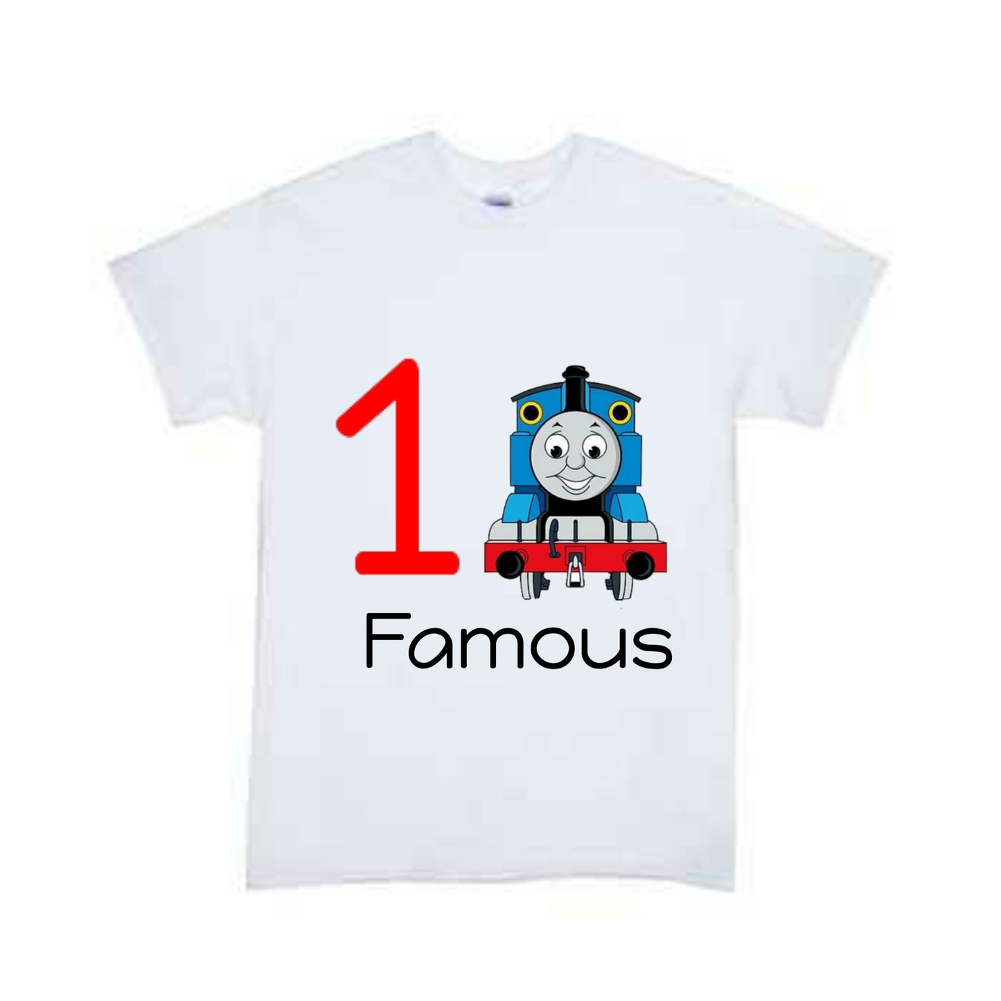 Thomas The Train Birthday Girls Shirt Boys Shirt Ladies Shirt Mens Shirt Kids Adult