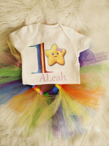 Personalized Baby Bum Birthday Tutu Outfit