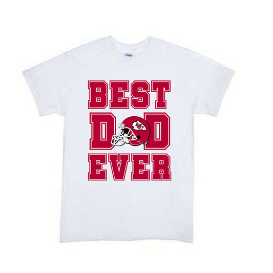 Chiefs Best Dad Ever NFL  Father's Day Mens Shirt