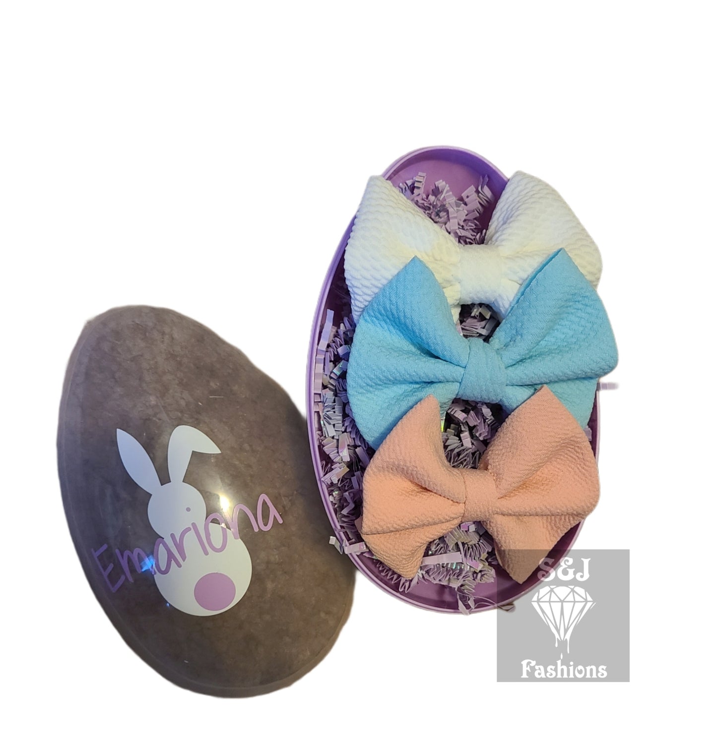 Bow Eggs Easter