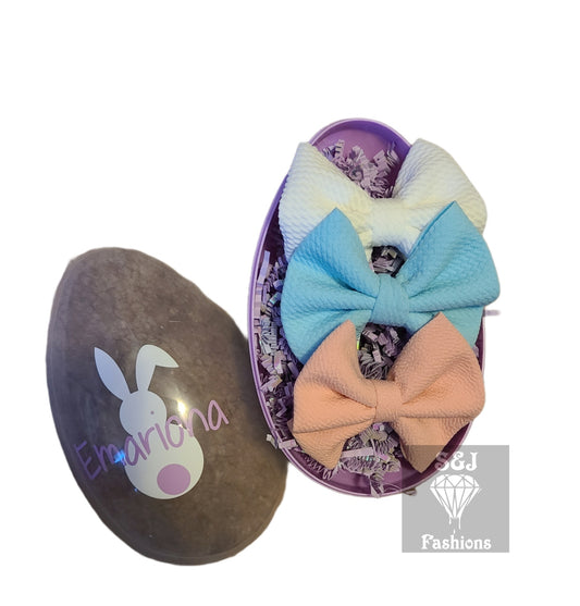 Bow Eggs Easter