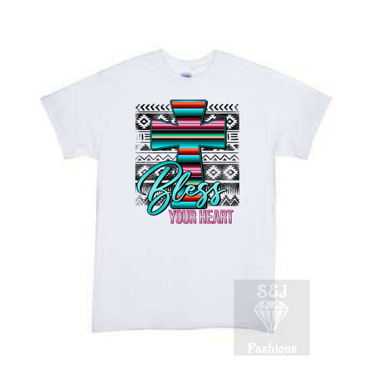 Bless Your Heart Girls Shirt Ladies Shirt