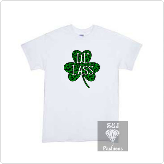 lil Sass Girls Shirt St.Patrick's