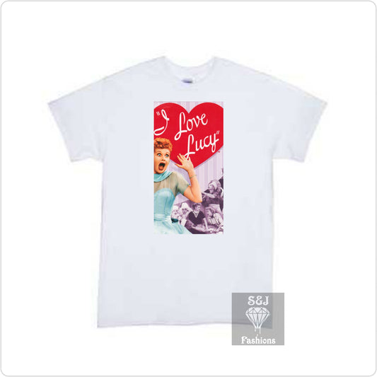 I Love Lucy Boys Shirt Girls Shirt Ladies Shirt Mens Shirt