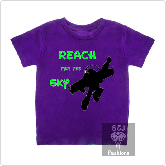 Buzz Reach For The Sky Toy Story Boys Shirt Girls Shirt