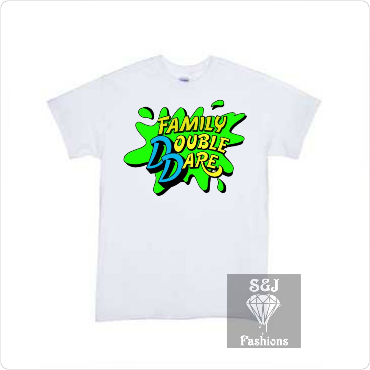 Family Double Dare 90s Girls Shirt Boys Shirt  Ladies Shirt Mens Shirt