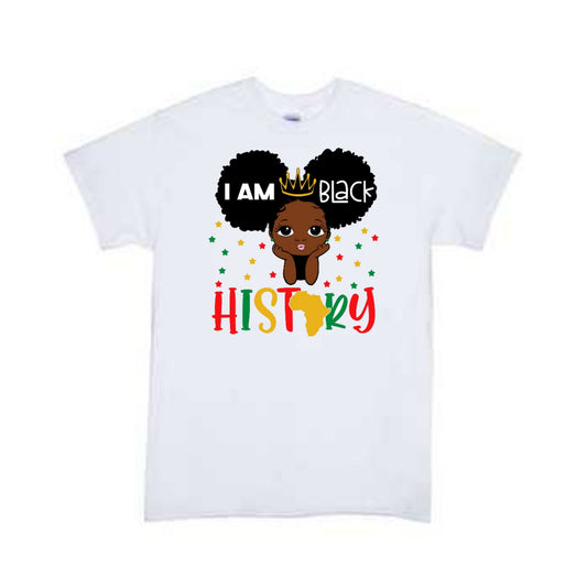 I Am Black History Girls Shirt Ladies Shirt