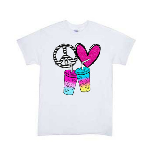 Peace Love Tea Ladies Shirt