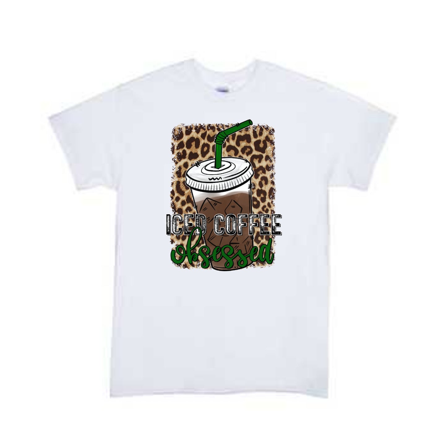 Iced Coffee Obesessed Ladies shirt