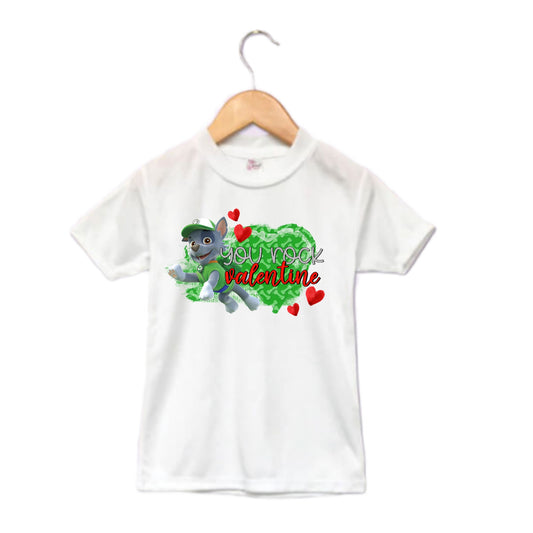 Paw Patrol You Rock Valentine Boys Shirt Girls Shirt Ladies Shirt Mens Shirt