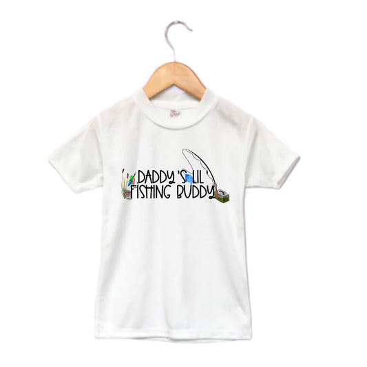 Daddy's Little Fishing Buddy Boys Shirt Girls Shirt Ladies Shirt Mens Shirt