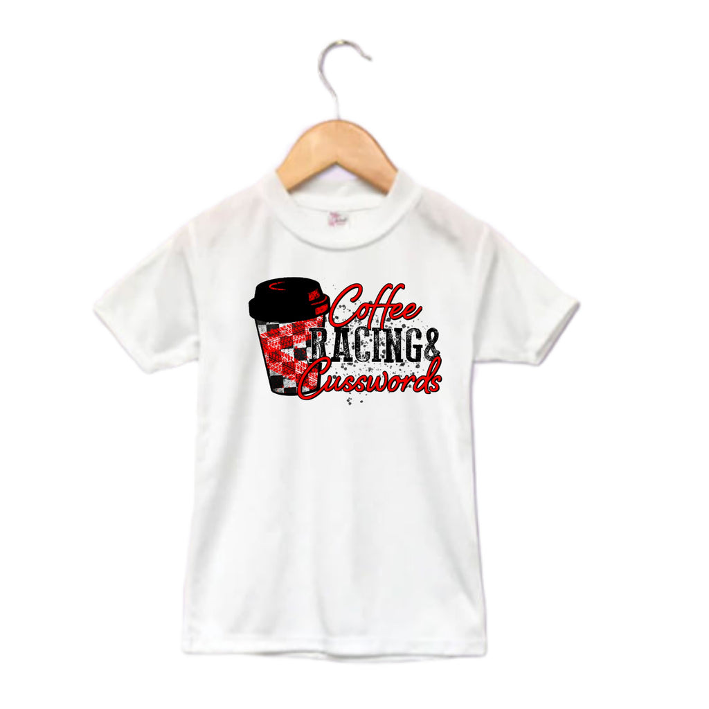 Coffee Racing & Cusswords Ladies Shirt