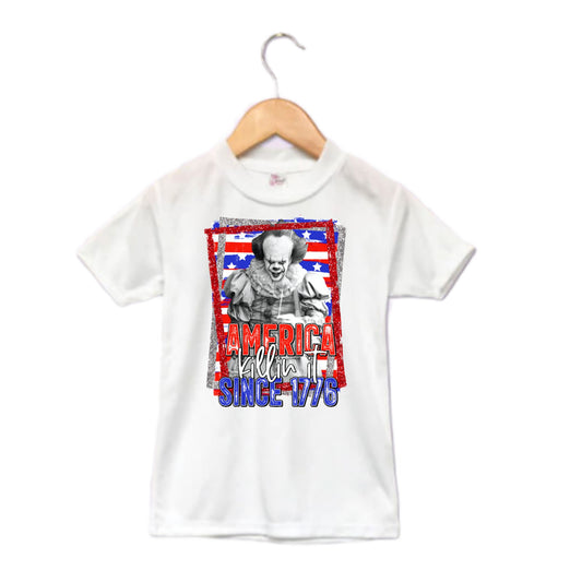 America Killin It 4th of July Girls Shirt Boys Shirt