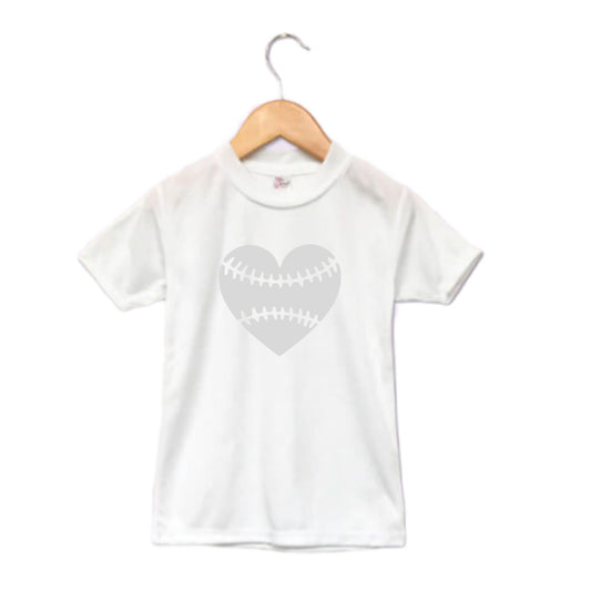 Baseball Heart Ladies Shirt Girls Shirt