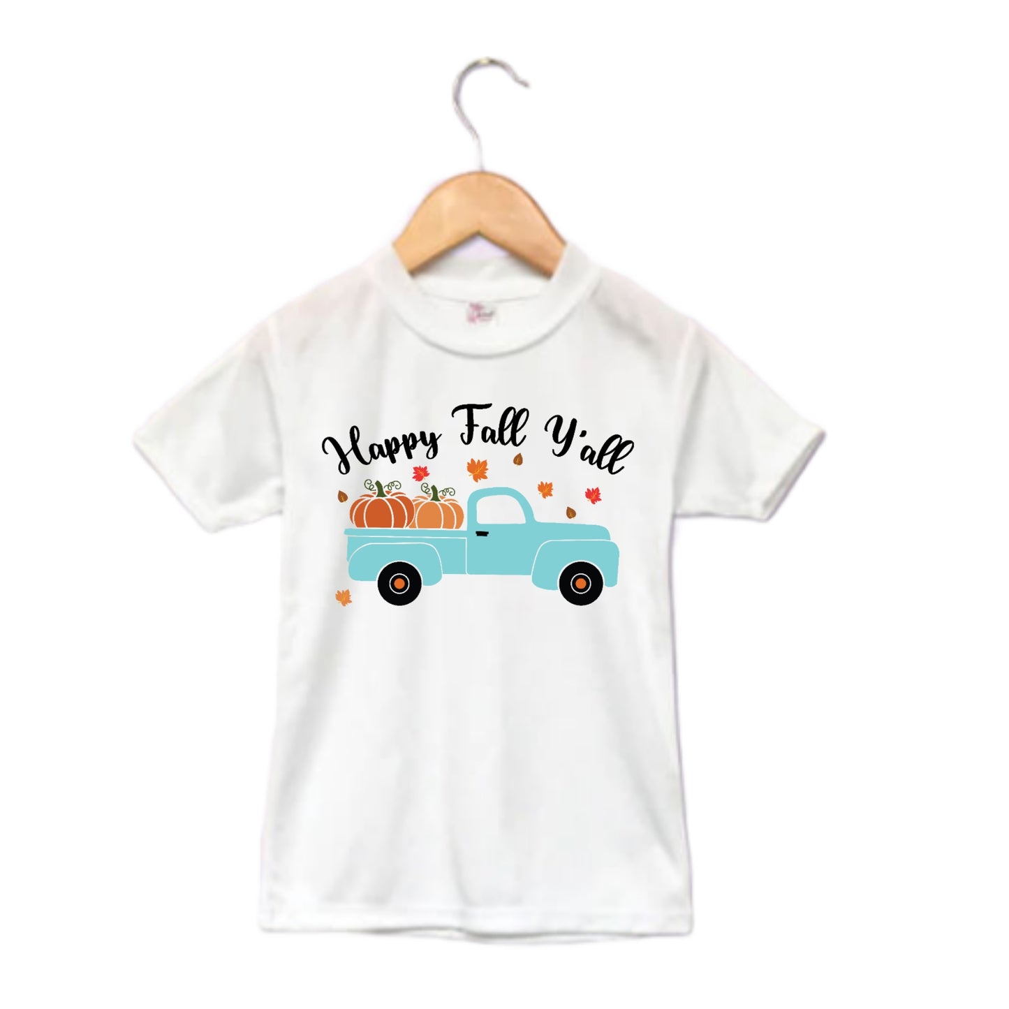 Happy Fall Y'all Girls Shirt Ladies Shirt Boys Shirt