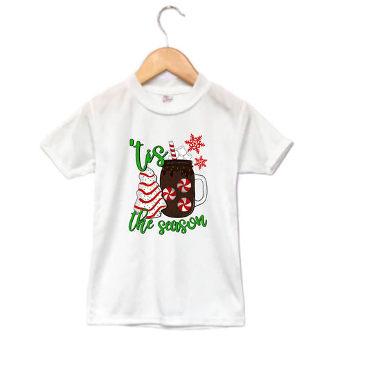 Tis the Season Christmas Boys Shirt Girls Shirt Ladies Shirt Mens Shirt