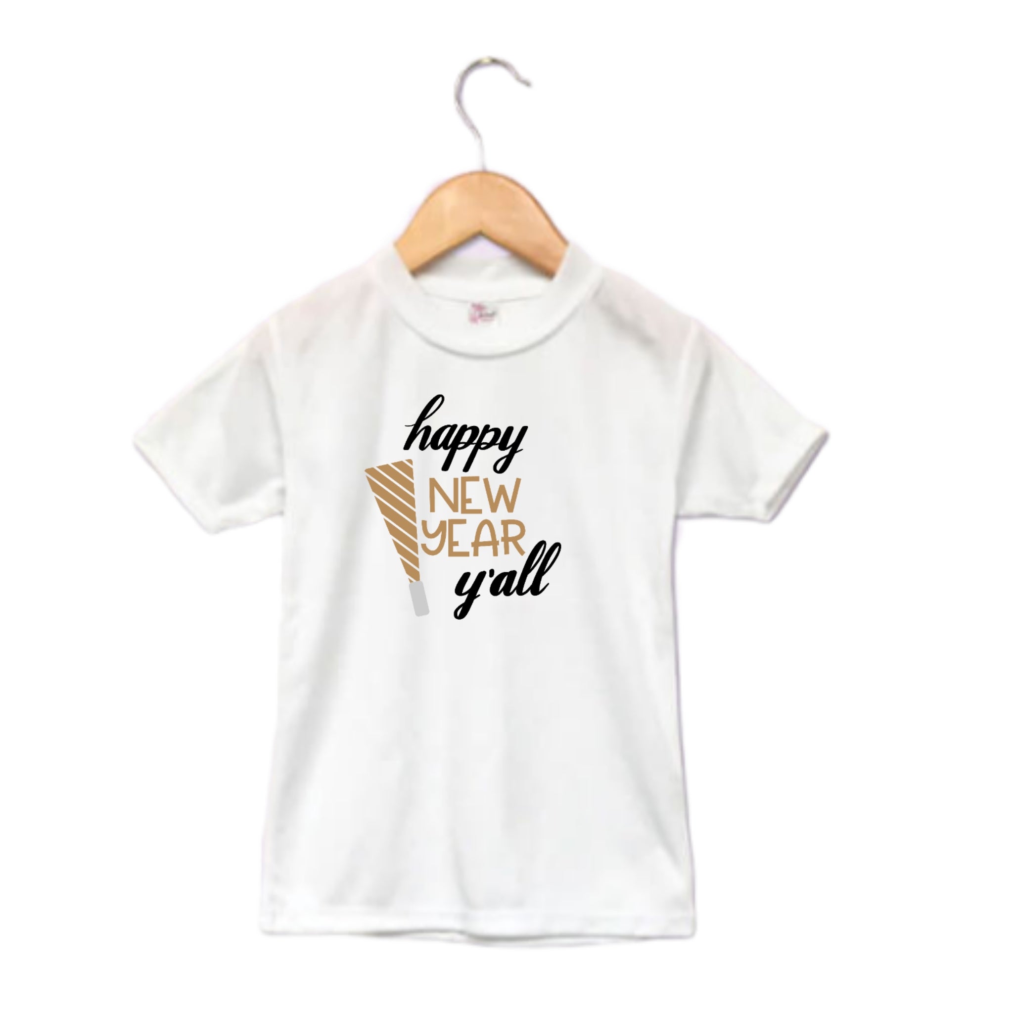 Happy New Years Y'all Girls Shirt Boys Shirt