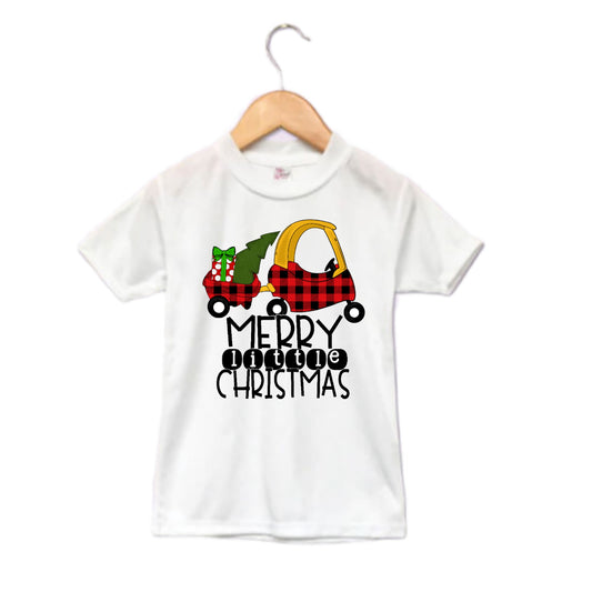 Merry Little Christmas Girls Shirt Ladies Shirt Boys Shirt