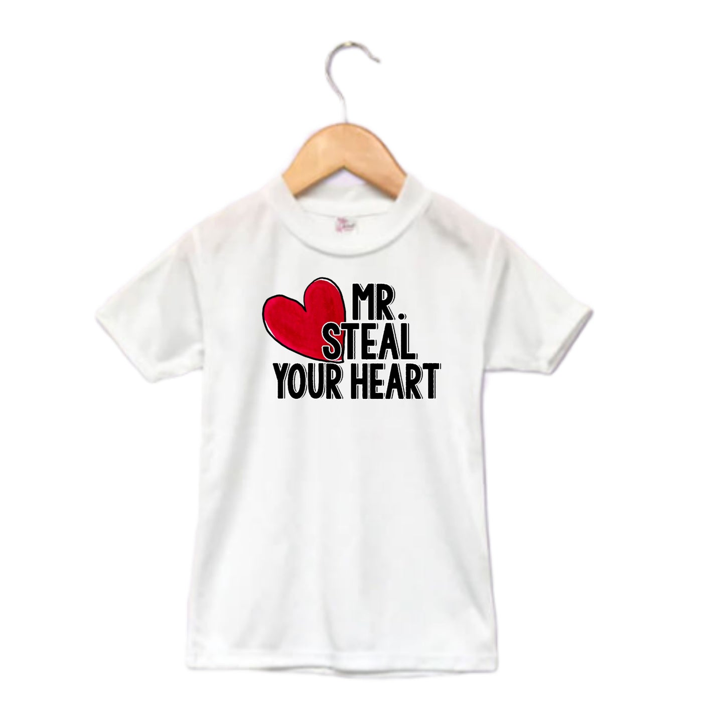 Mr. Steal Your Heart Valentines Boys Shirt