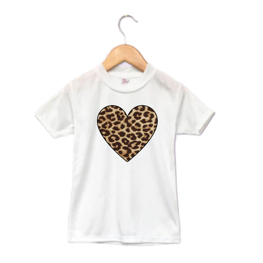 Cheetah Heart Girls Shirt Ladies Shirt Valentines