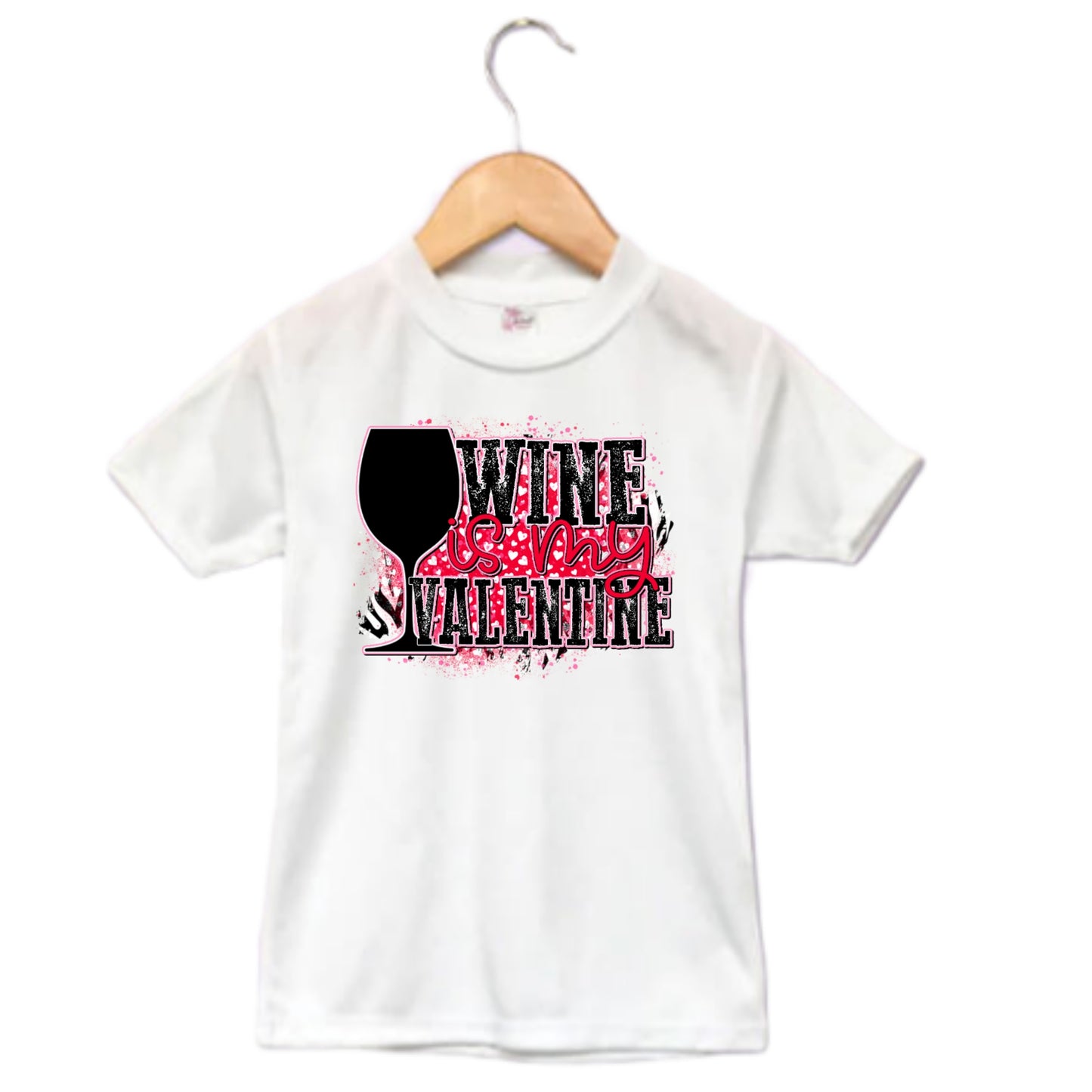 Wine is My Valentine Ladies Shirt