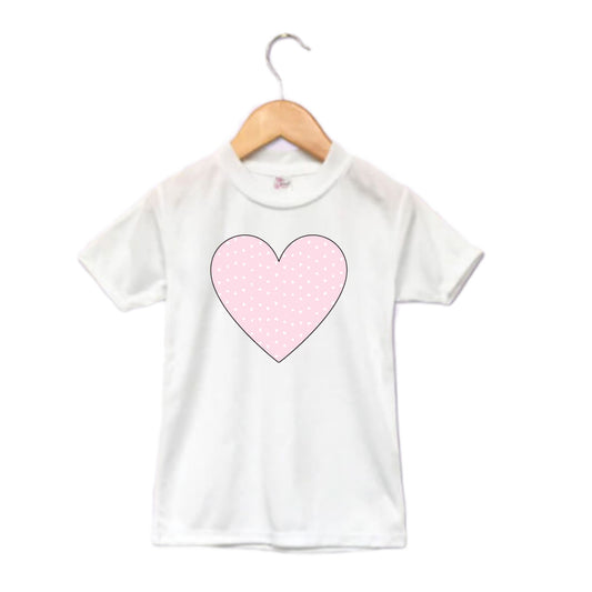 Pink Heart Girls Shirt Ladies Shirt Valentines