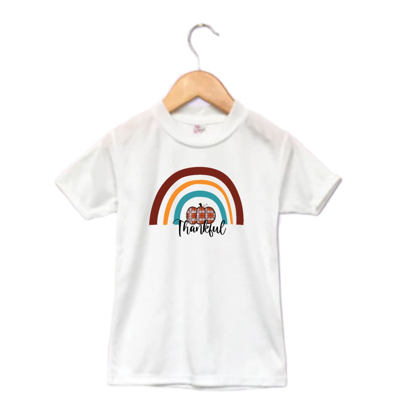 Thankful Girls Shirt Ladies Thanksgiving Fall