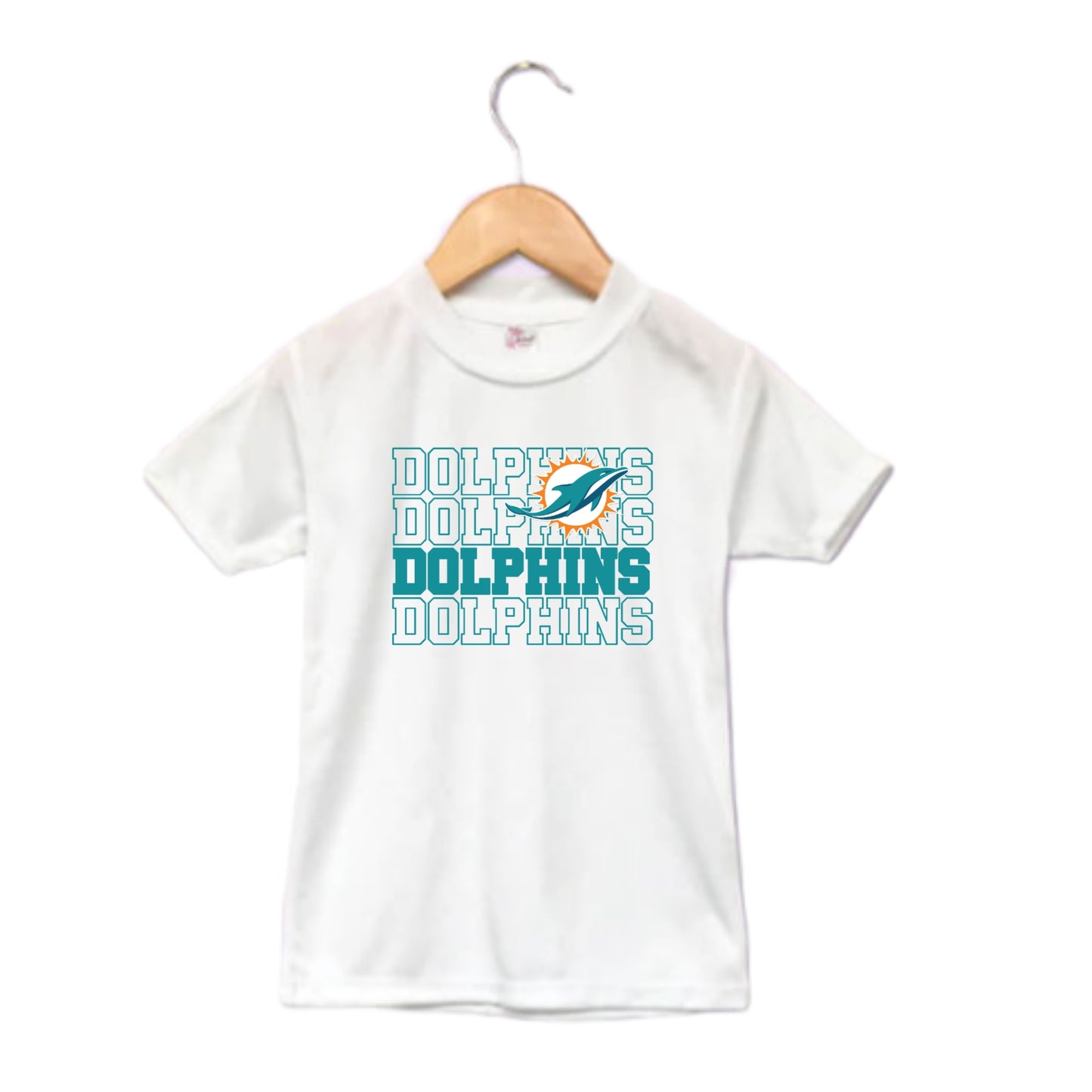 Dalphins NFL Football Boys Shirt Girls Shirt Ladies Shirt Mens Shirt