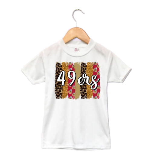 49ers NFL Football Boys Shirt Girls Shirt Ladies Shirt Mens Shirt