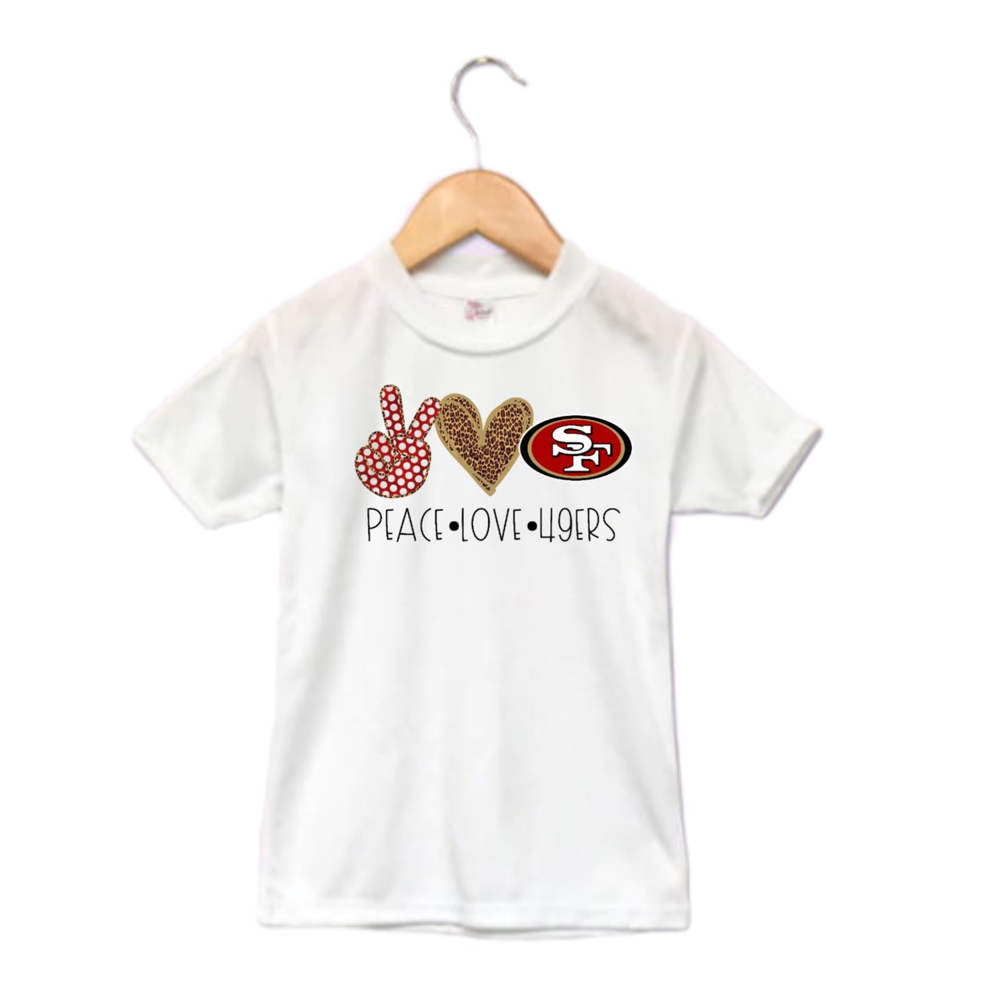 49ers NFL Football Boys Shirt Girls Shirt Ladies Shirt Mens Shirt