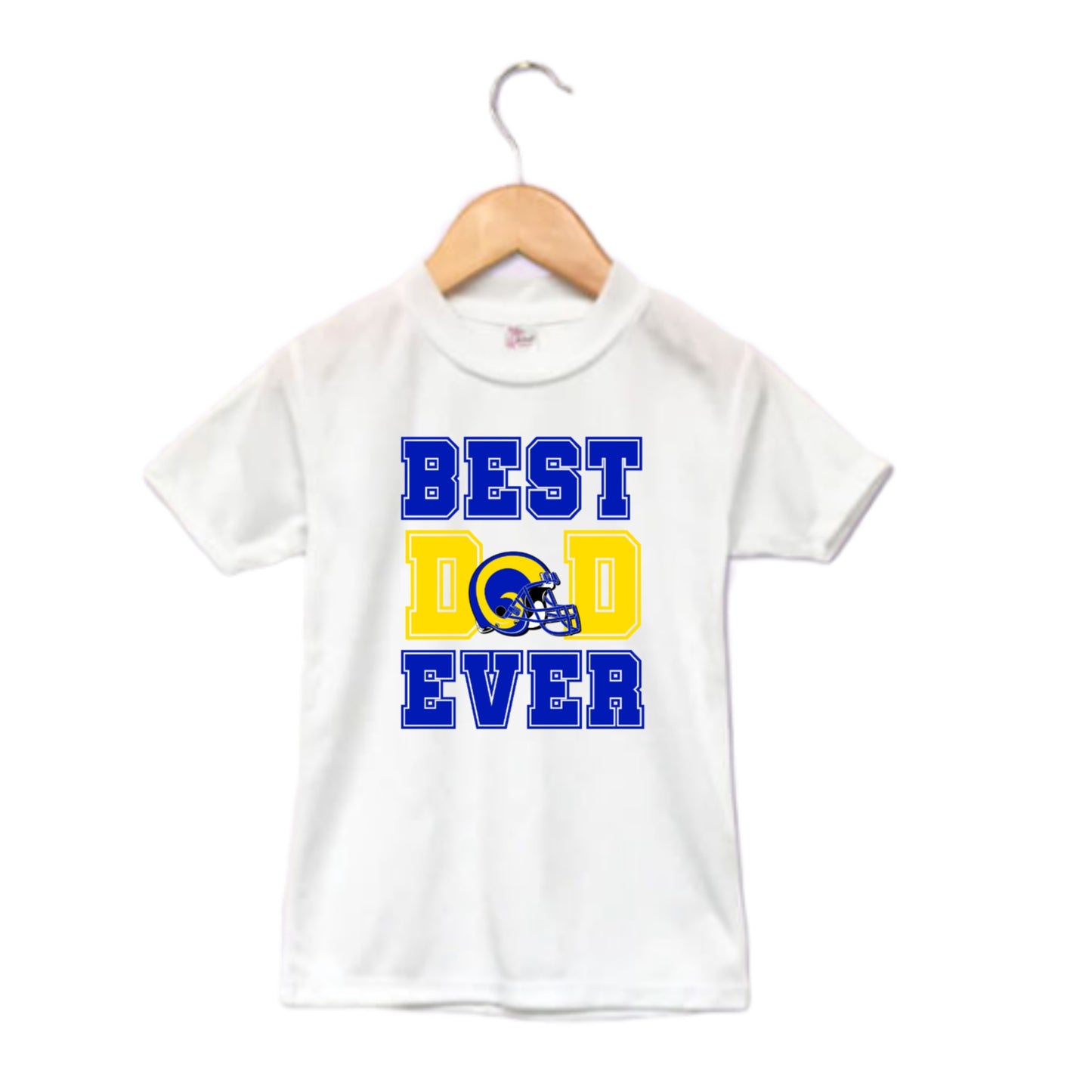 Best Dad Ever Rams NFL Football Mens Shirt