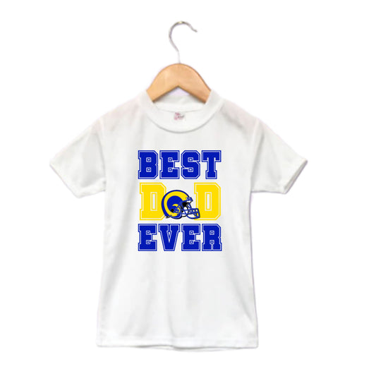 Best Dad Ever Rams NFL Football Mens Shirt