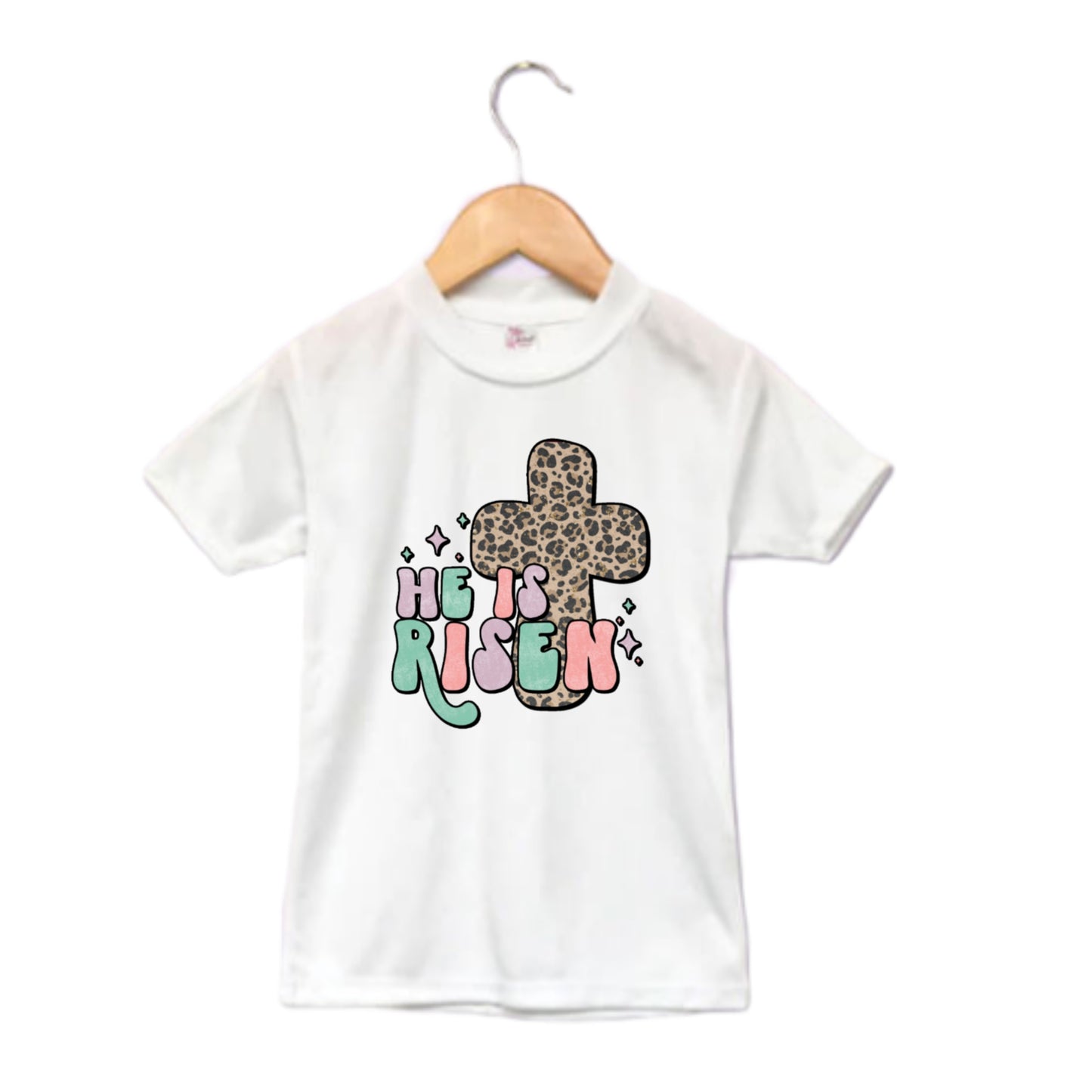 He is Risen Easter Girls Shirt Ladies Shirt