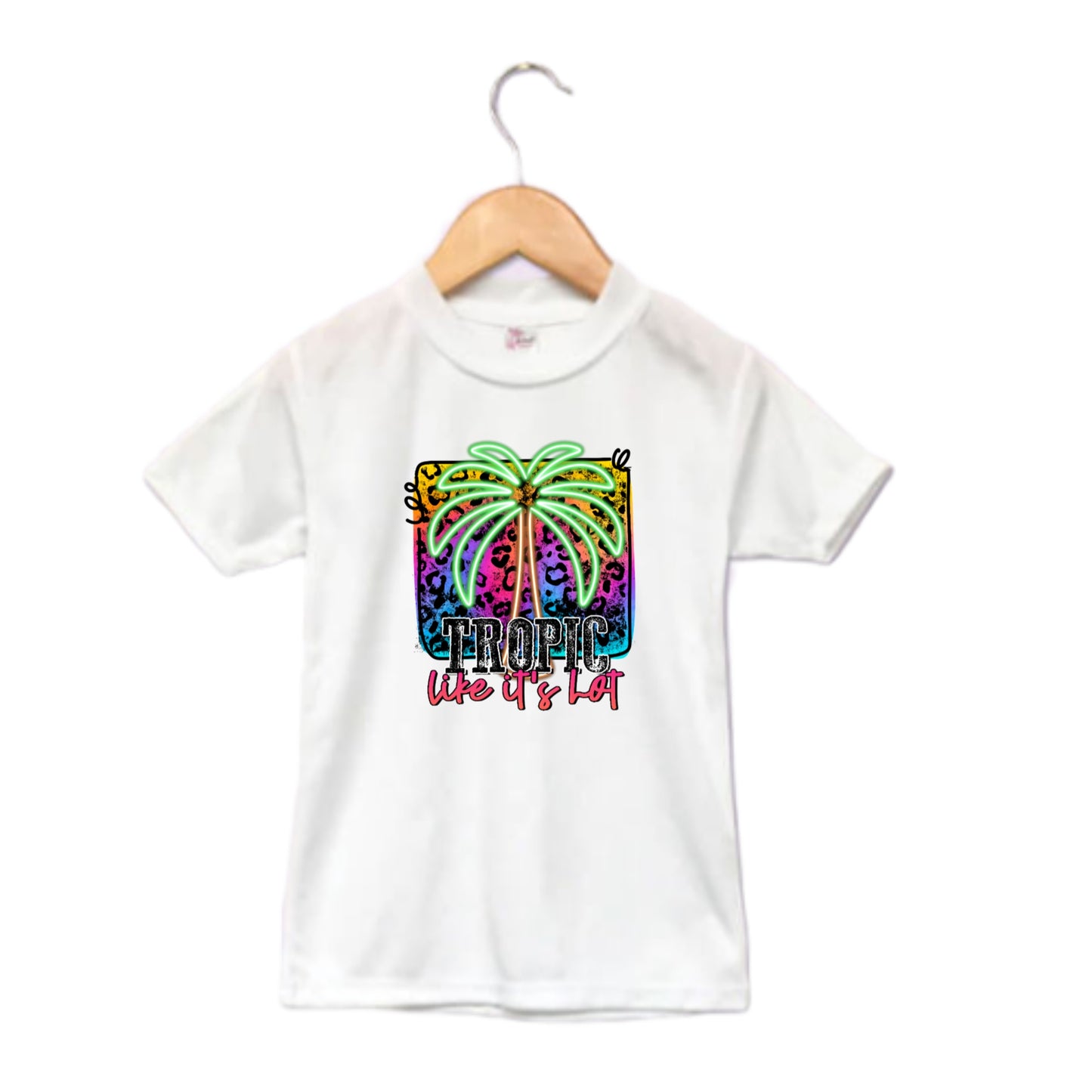 Tropic Like Its Hot Summer Ladies Shirt