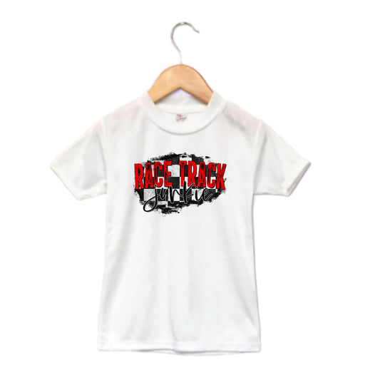 Race Track Junkie Girls Shirt Ladies Shirt Boys Shirt