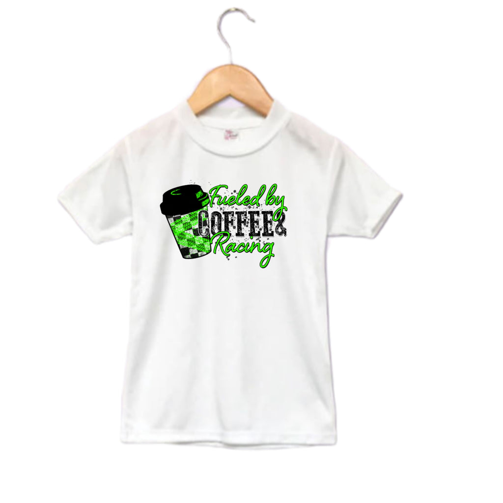 Fueled My Racing & Coffee Girls Shirt Ladies Shirt