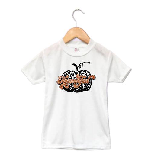 Thankful Girls Shirt Boys Shirt Thanksgiving Fall