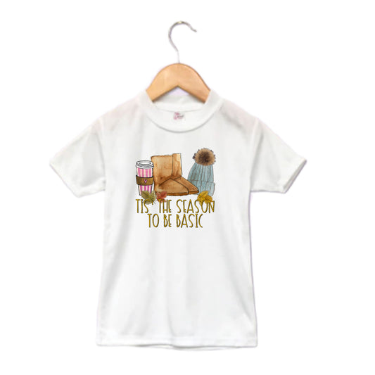 The Season To Be Basic Ladies Shirt Girls Shirt Fall