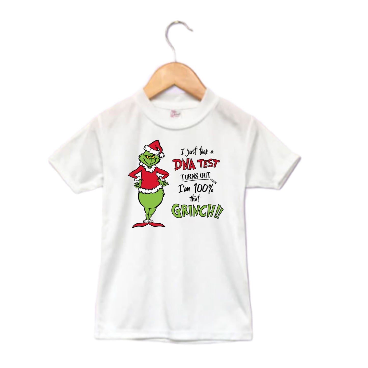 I Just Took A DNA Grinch Christmas Girls Boys Girls Shirt Boys Shirt