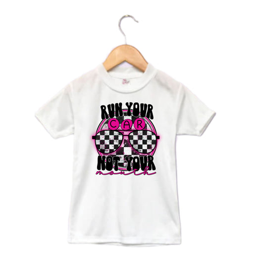 Run Your Boat Not Your Mouth Girls Shirt Ladies Shirt
