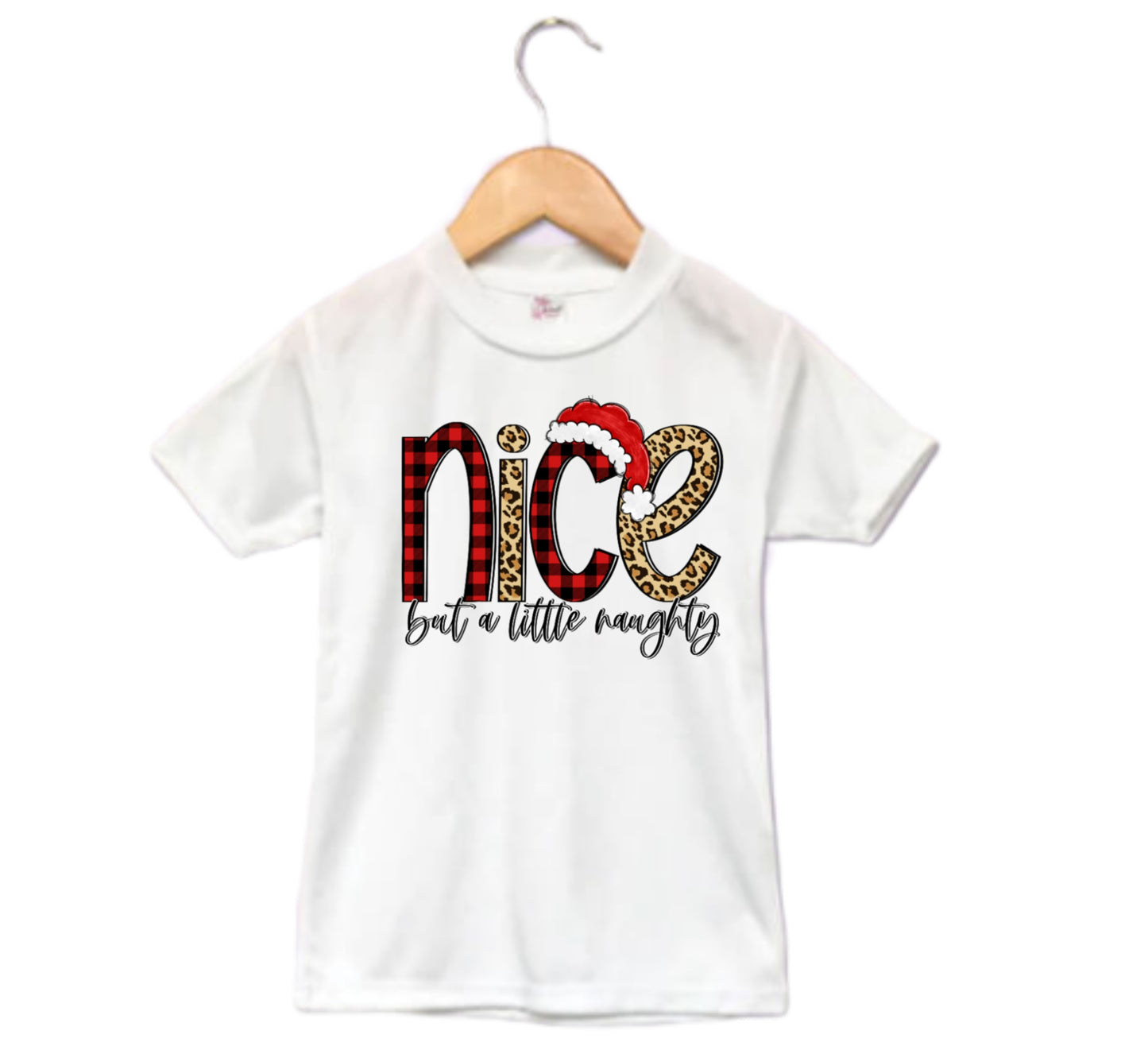 Nice But A Little Naughty Christmas Boys Shirt Girls Shirt