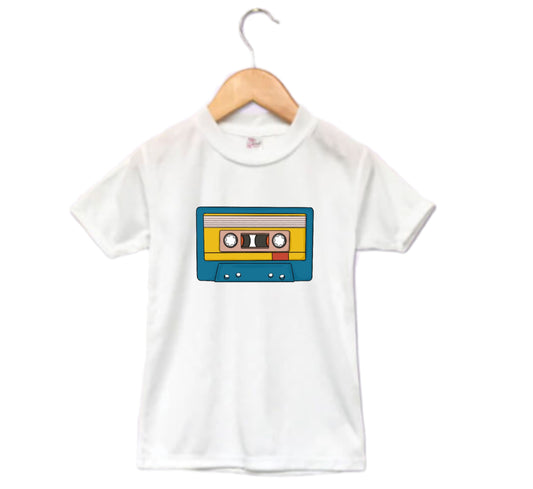 Retro Cassette Tape Boys Shirt Girls Shirt Ladies Shirt Mens Shirt