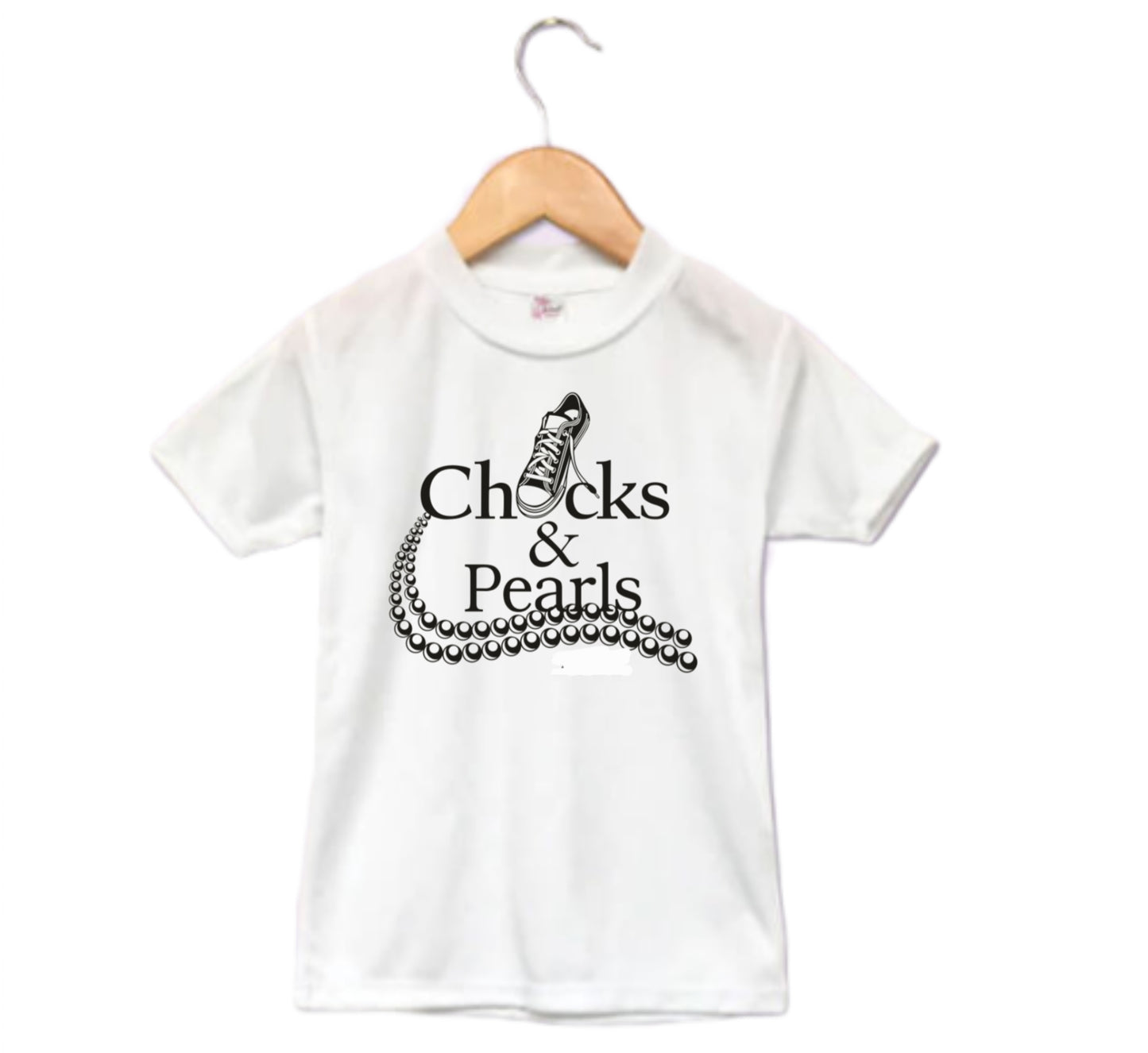 Chucks & Pearls Ladies Shirt Girls Shirt