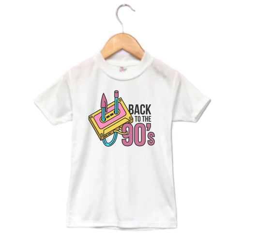 Back to the 90s Ladies Shirt Girls Shirt