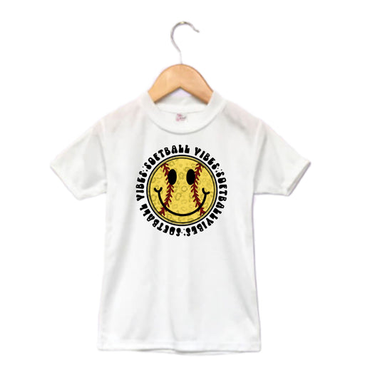 Softball Vibes Ladies Shirt Girls Shirt