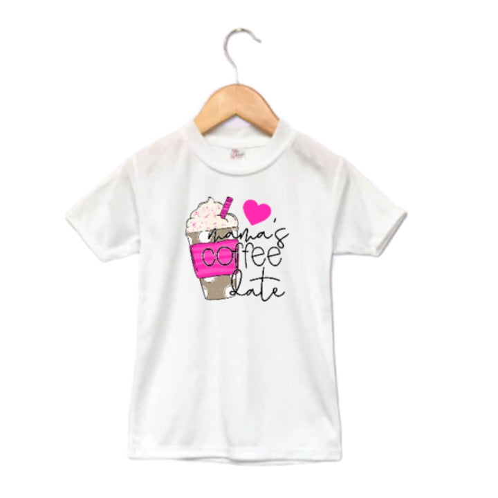 Mama's Coffee Date Girls Shirt