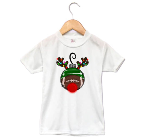 Christmas Football Boys Shirt Girls Shirt Ladies Shirt Mens Shirt