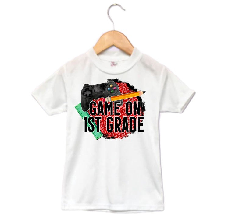 Game on ANY GRADE Back to School Boys Shirt